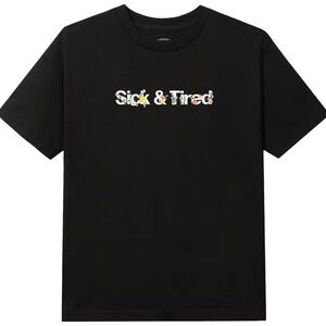 Anti Social Social Club- Self Conclusion Tee (Sick & Tired), Black, XXL, NWT!